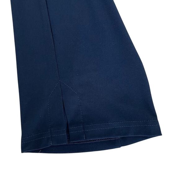 Sympli Stretch Jersey Straight Leg Pull On Pants Navy Blue Sz 10 Casual Travel - Picture 5 of 11